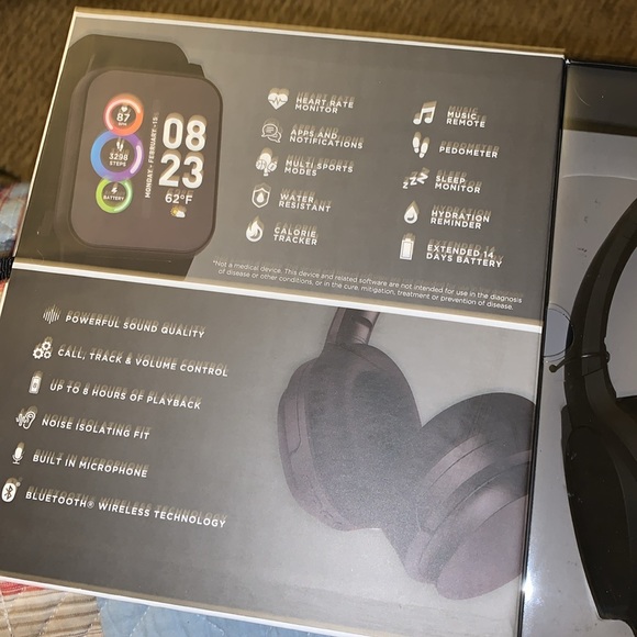 itech fusion2 smartwatch and wireless headphones - Picture 3 of 4